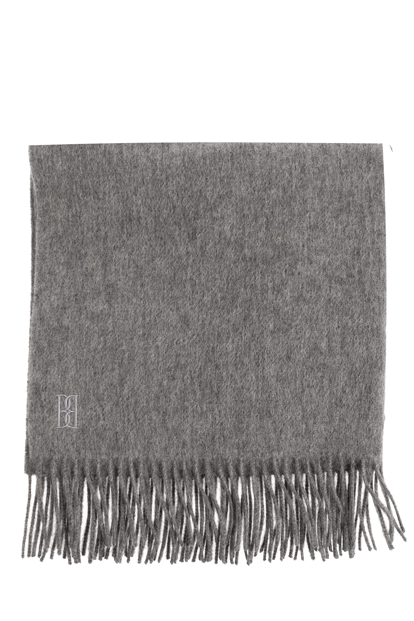 Grey Turtla wool scarf By Malene Birger Domaine pignadaShops